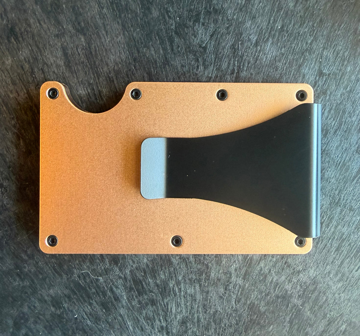 Men's Aluminum RFID wallet money clip