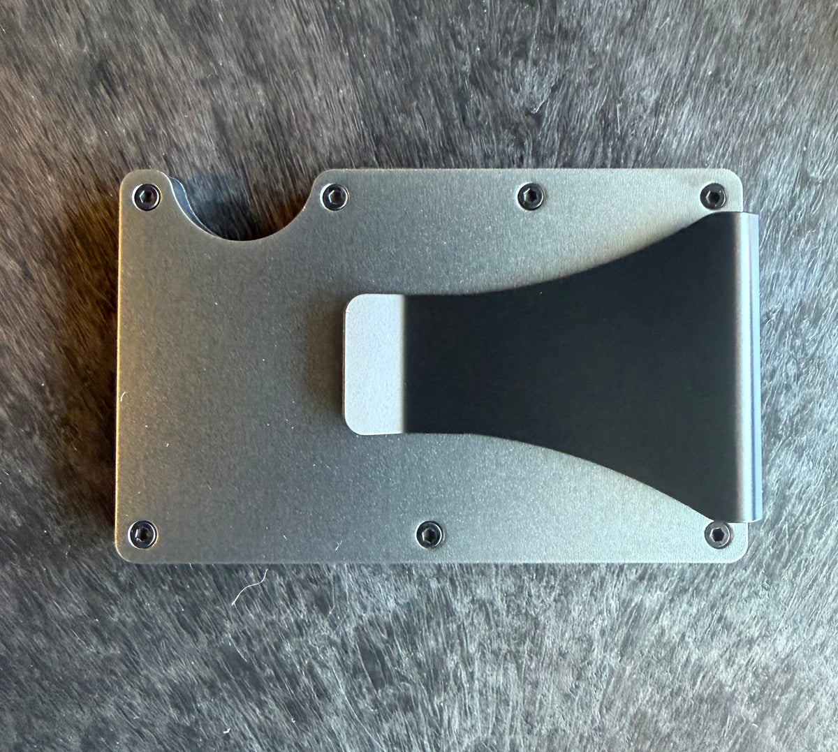 Men's Aluminum RFID wallet money clip