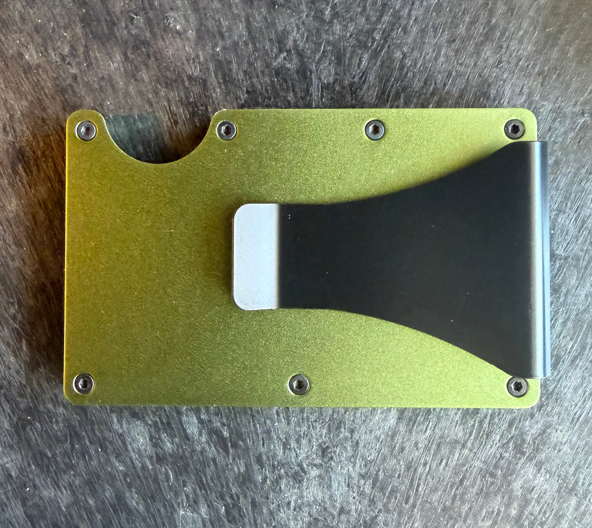 Men's Aluminum RFID wallet money clip