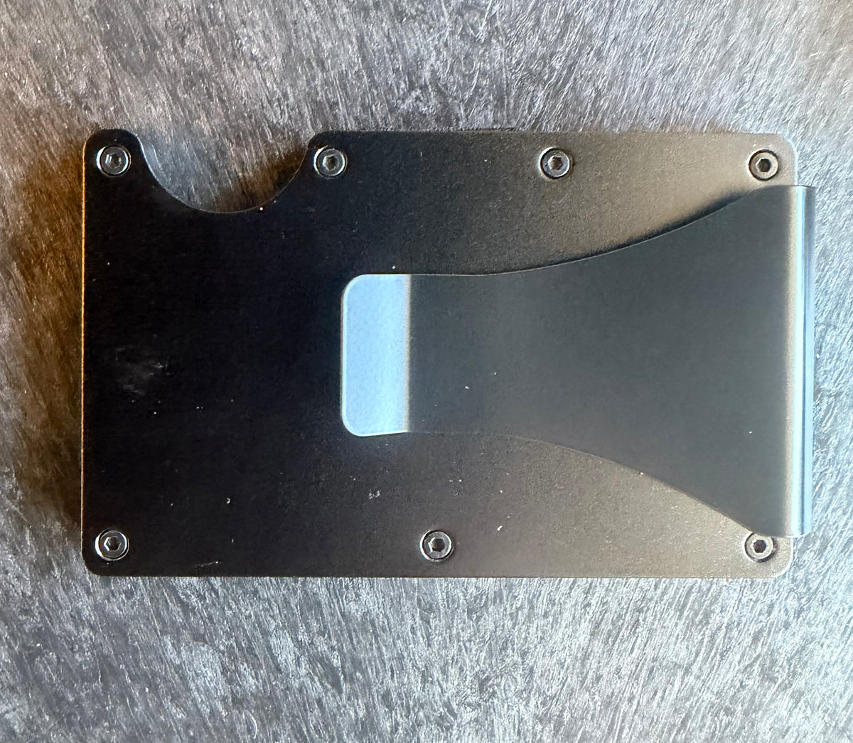 Men's Aluminum RFID wallet money clip