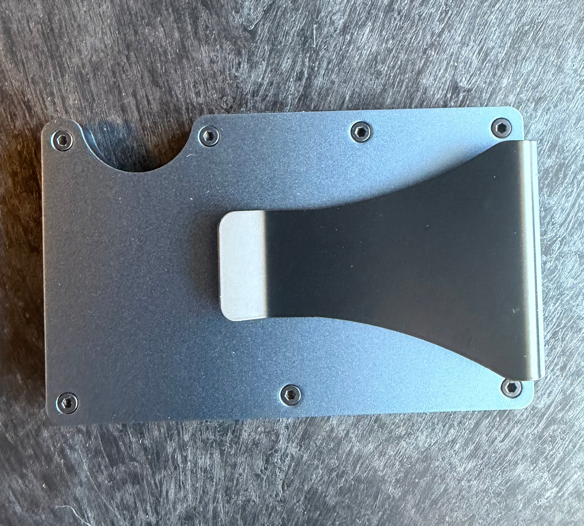 Men's Aluminum RFID wallet money clip