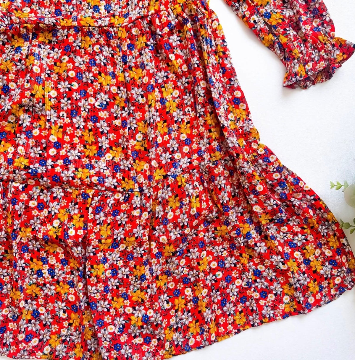 Floral Umgee Dress with Gold