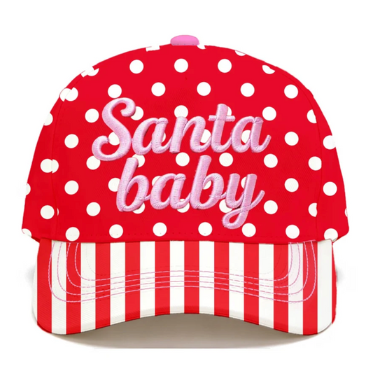 Santa Baby embroidered hat