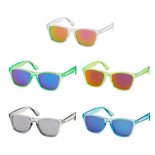 Kids Keyhole Wrap Assorted Colors Sunglasses