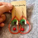 Christmas Classic Stitching Retro Earrings Acrylic Earrings