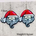 Christmas Acrylic Cartoon Earrings