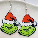 Christmas Acrylic Cartoon Earrings