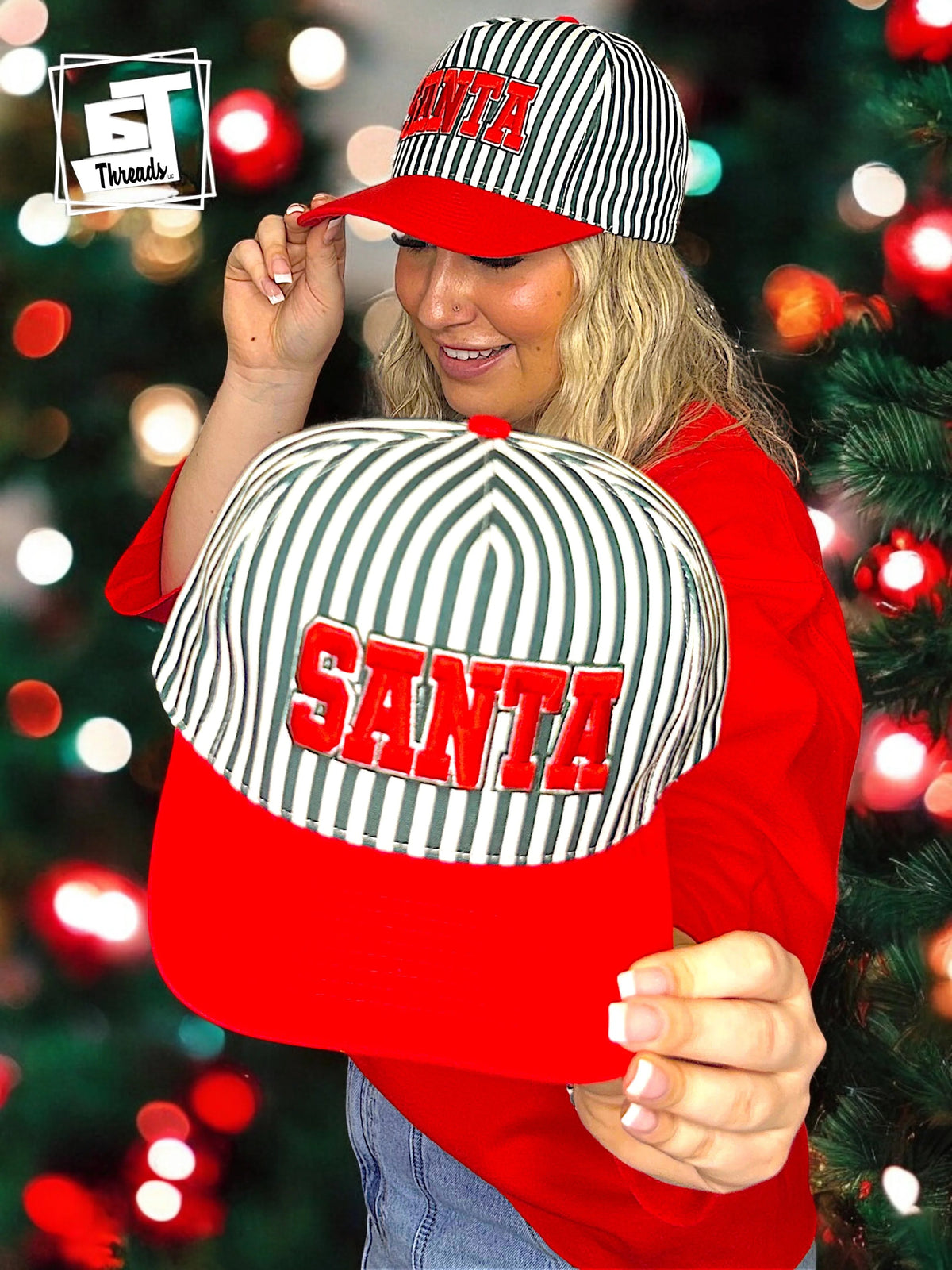 Santa Embroidered Hat