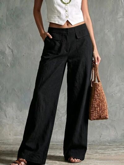 Full Size Wide Leg Pants