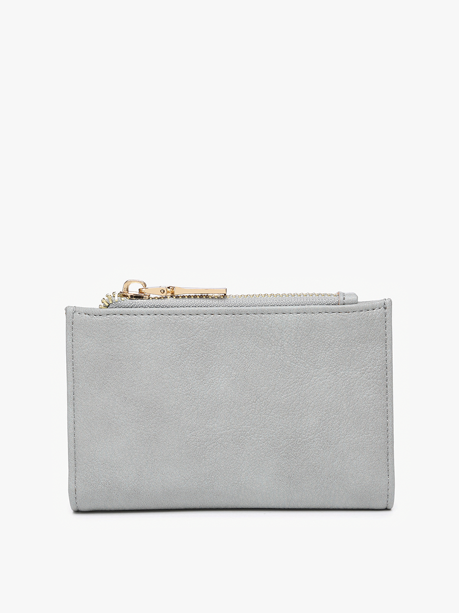 Zara RFID Zip-Top Wallet | WL2185RF : Gunmetal