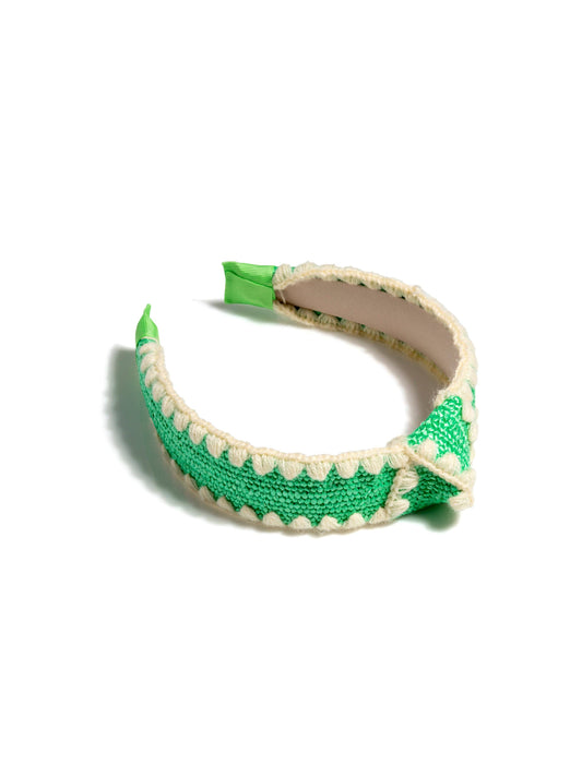 KNOTTED HEADBAND, GREEN