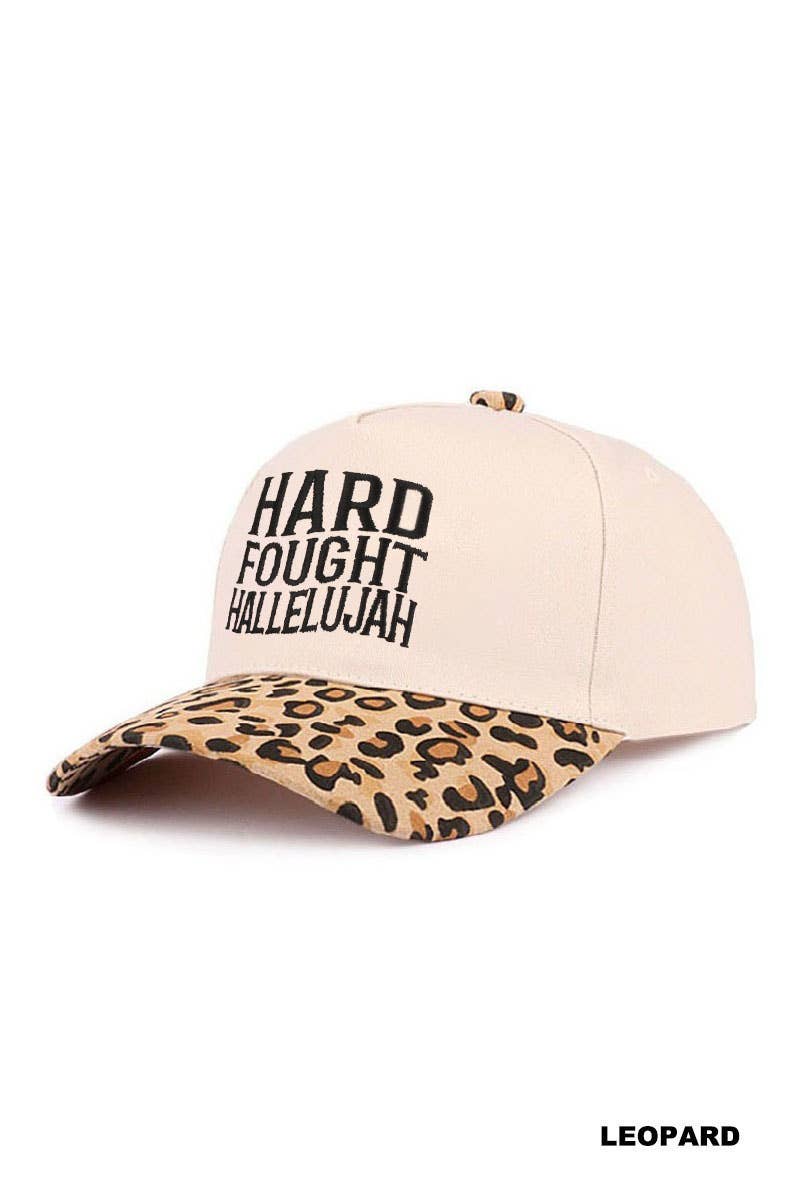 Hard Fought Hallelujah Two Tone Cotton Hat Zenana Consgt.: CAMO-195871 / OS