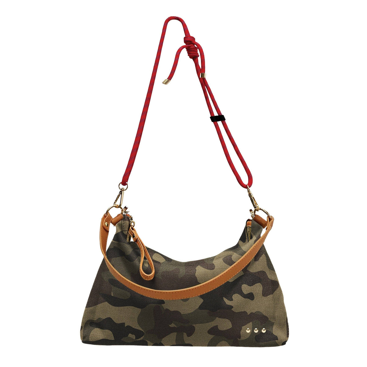 Cosette Canvas Shoulder Bag: Camo