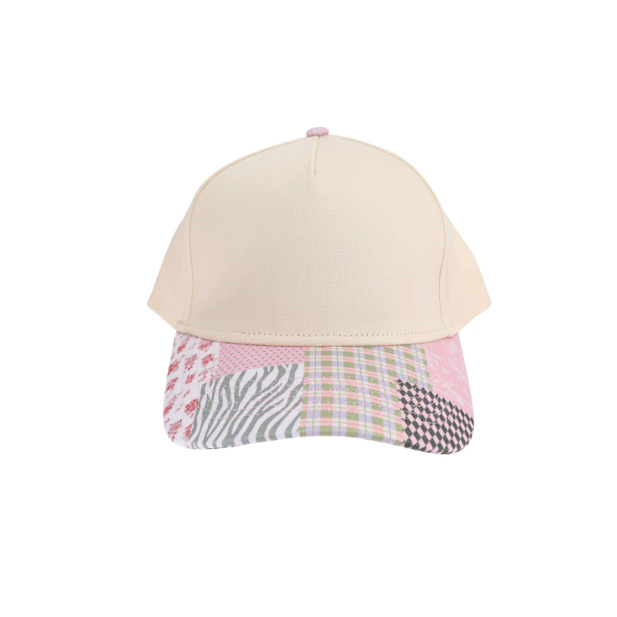 Pastel Multi Canvas Trucker Hat (Blank)