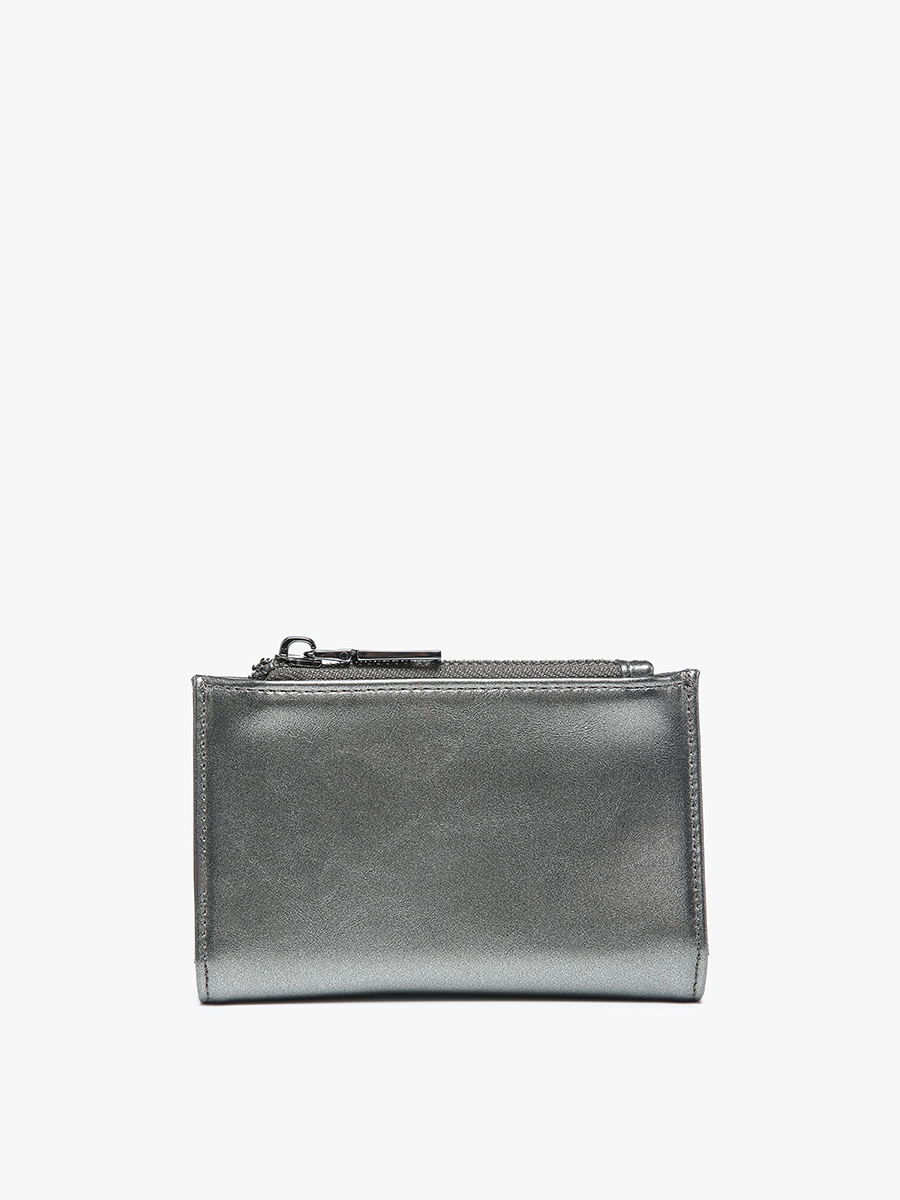 Zara RFID Zip-Top Wallet | WL2185RF : Gunmetal