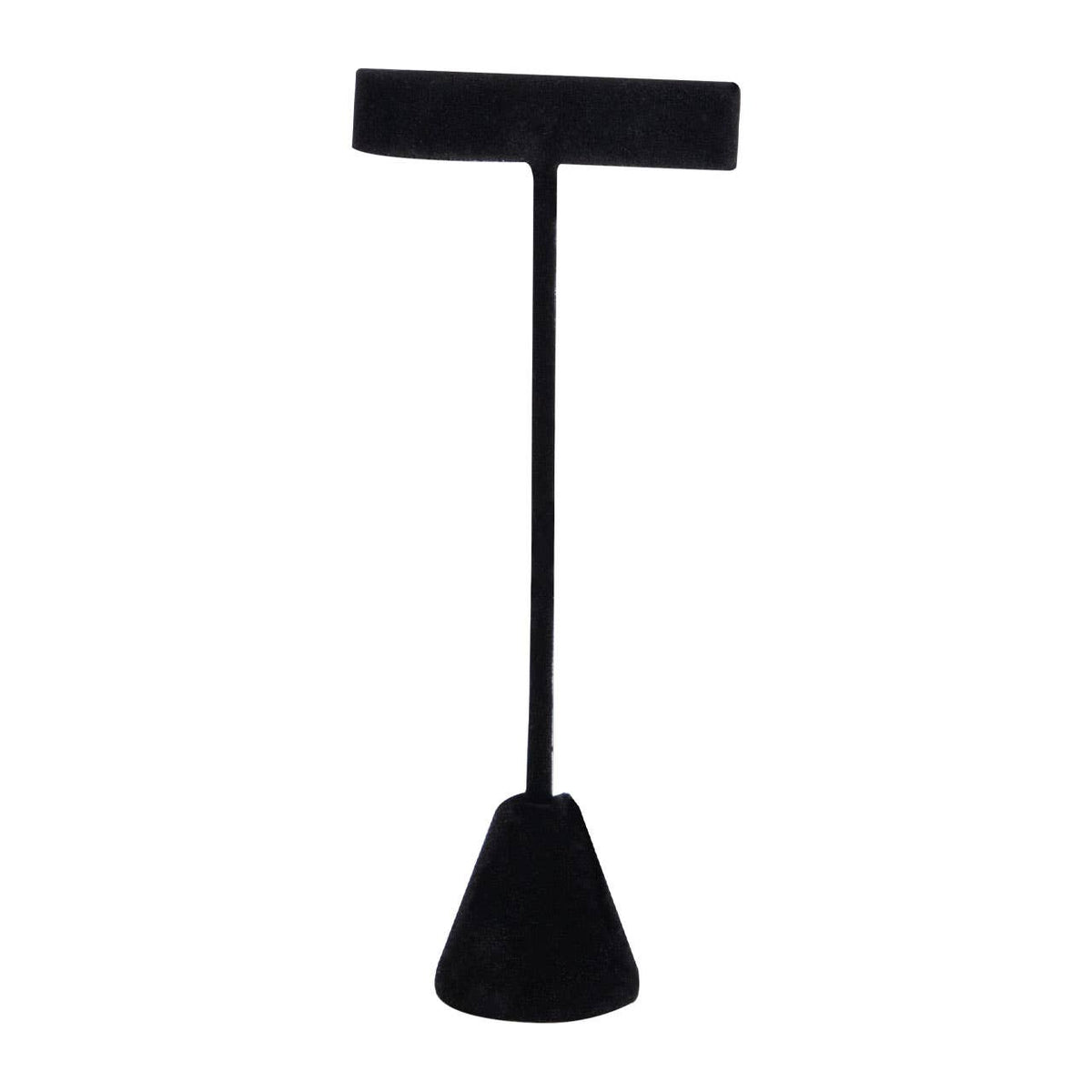 Black Velvet Earring T-Bar Display  - 6"H