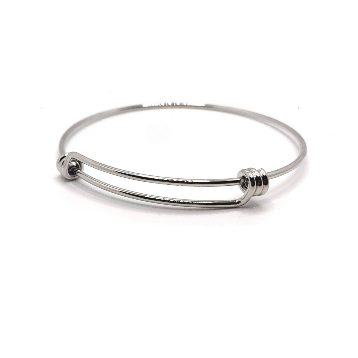 Adjustable Bangle Expandable Bracelet, 65 mm: 4 Pieces