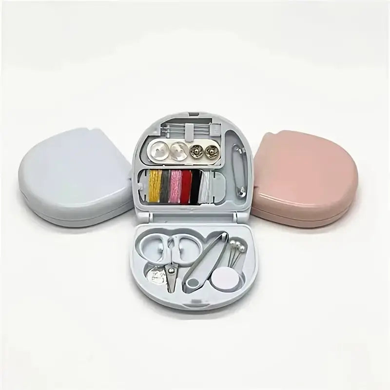 Portable Mini Sewing Kit, Emergency Clothing Fix Kit, Gift: White