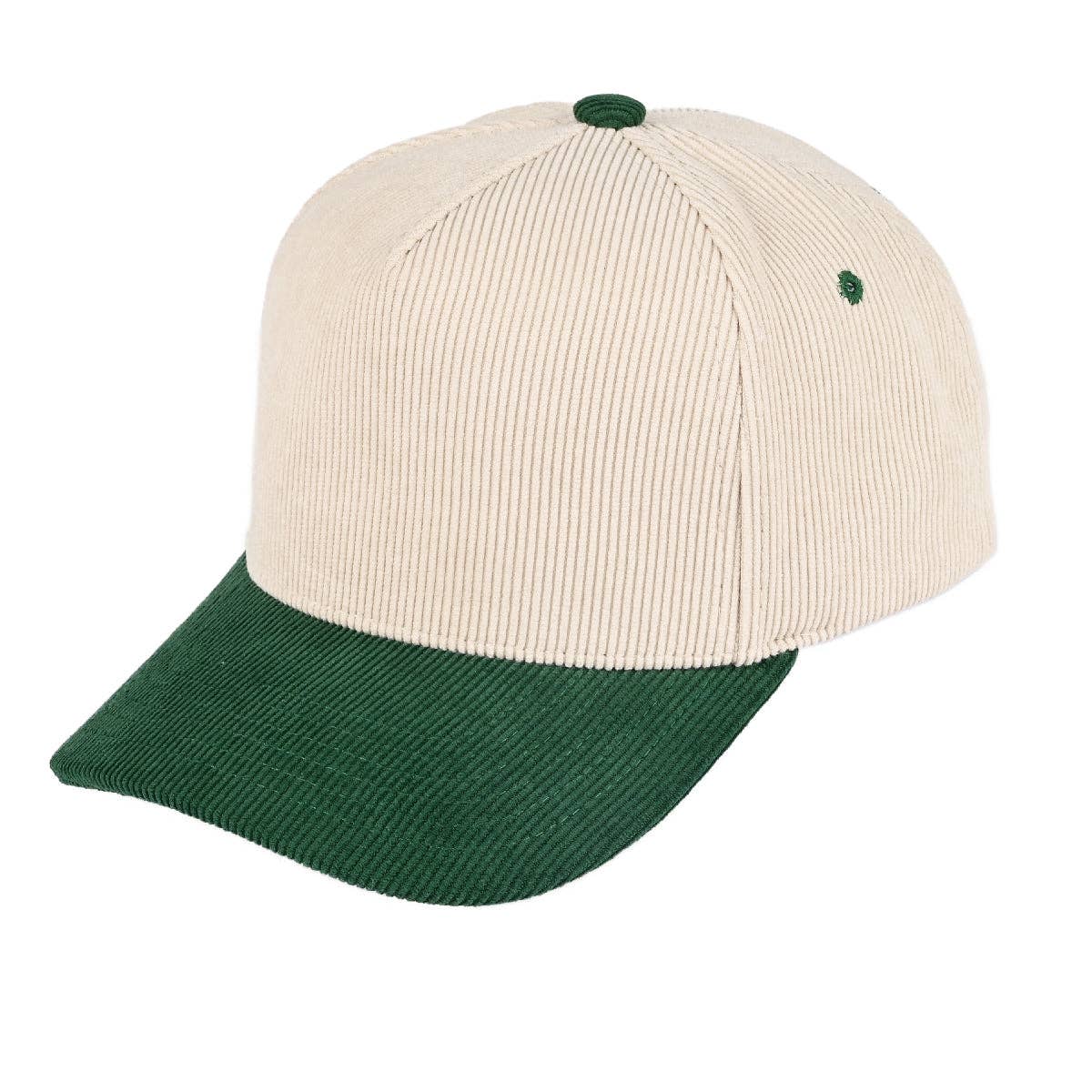 C.C Corduroy Trucker Cap – Wholesale Adjustable Snapback Hat (5 Colors): Brown/Pink