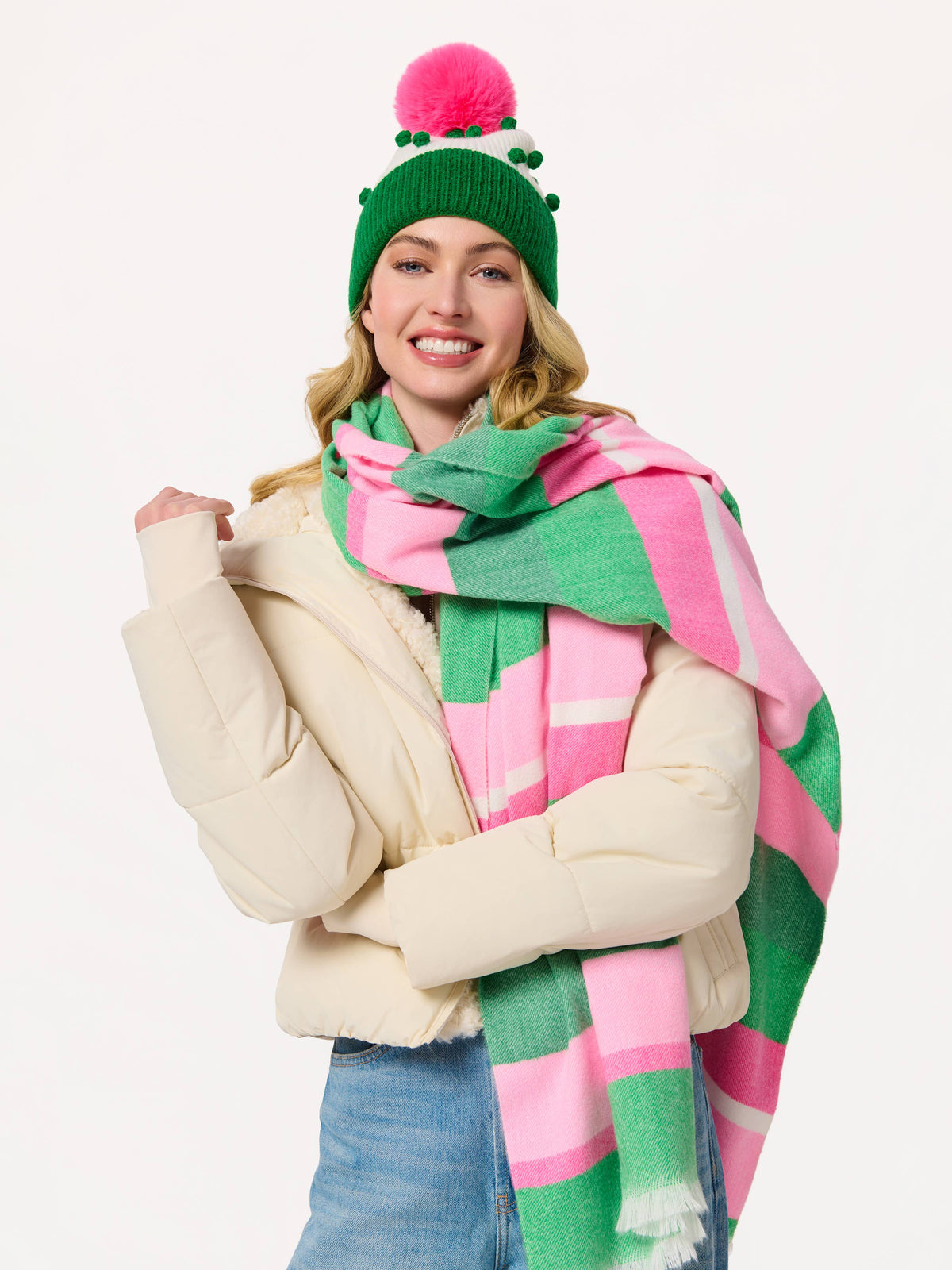 KAYLA SCARF: GREEN
