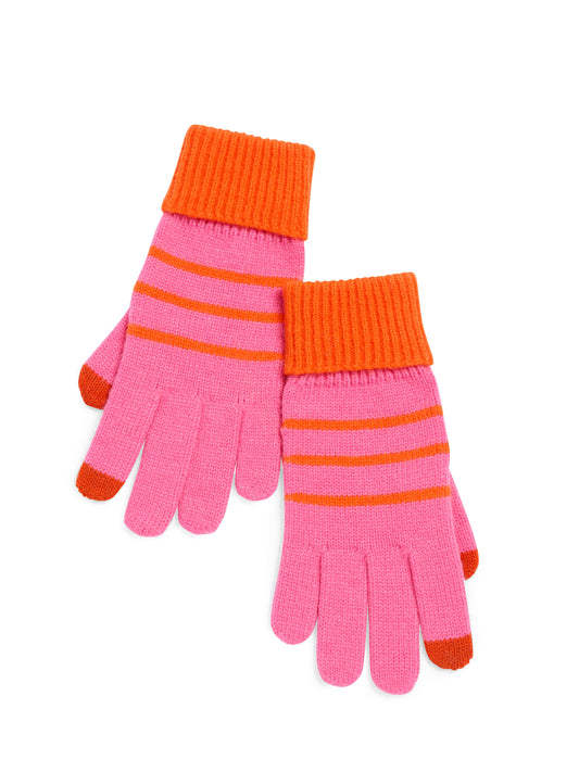 ALLISON TOUCHSCREEN GLOVES: PINK