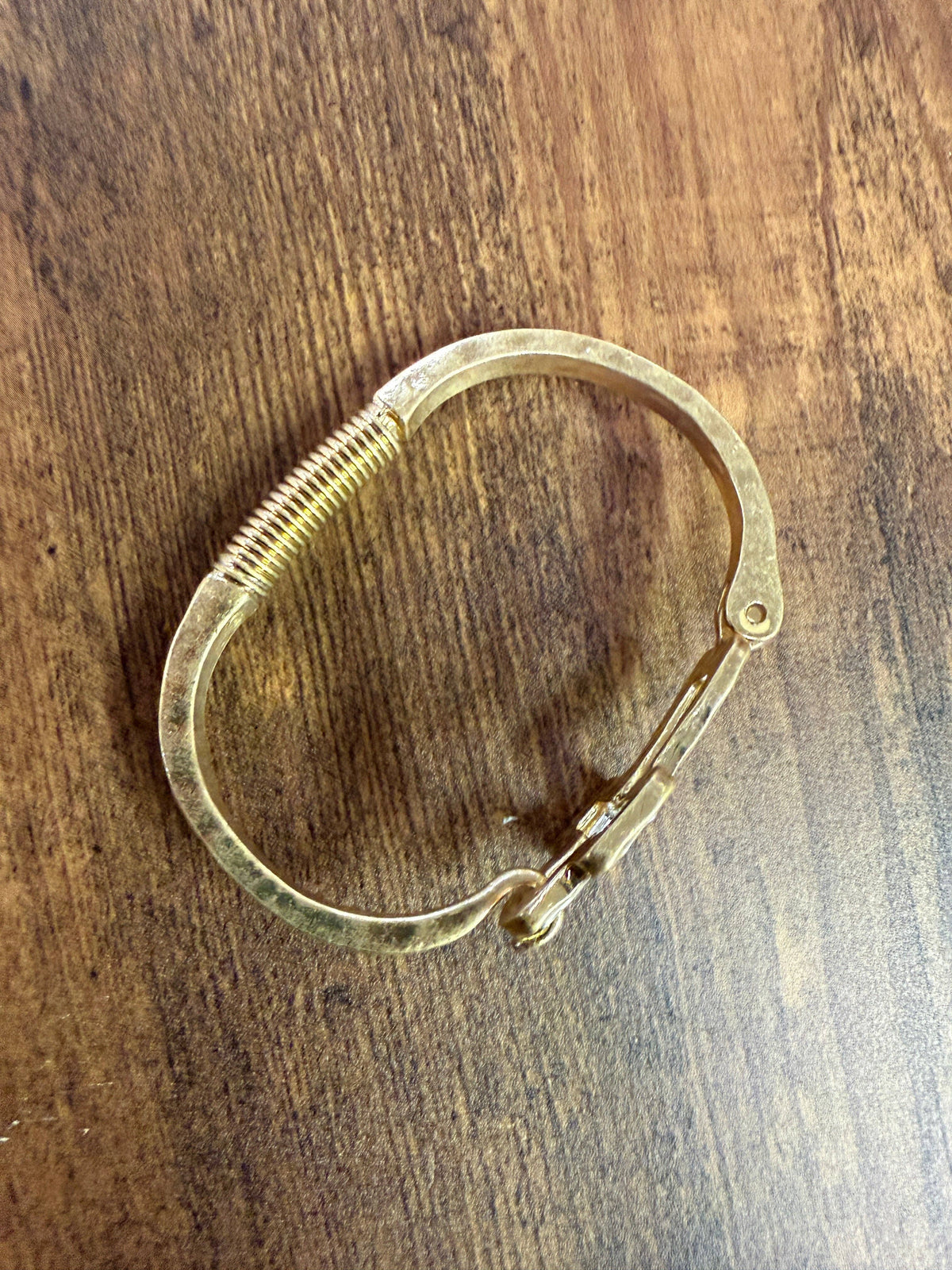 Beautiful Mixed Metal Cross Cuff Bracelet Gold OR Silver: Yellow Gold