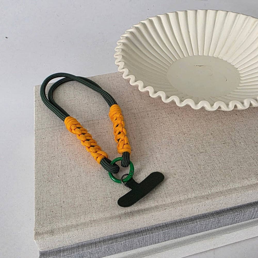 Rope Phone Wristlet: Orange/Purple