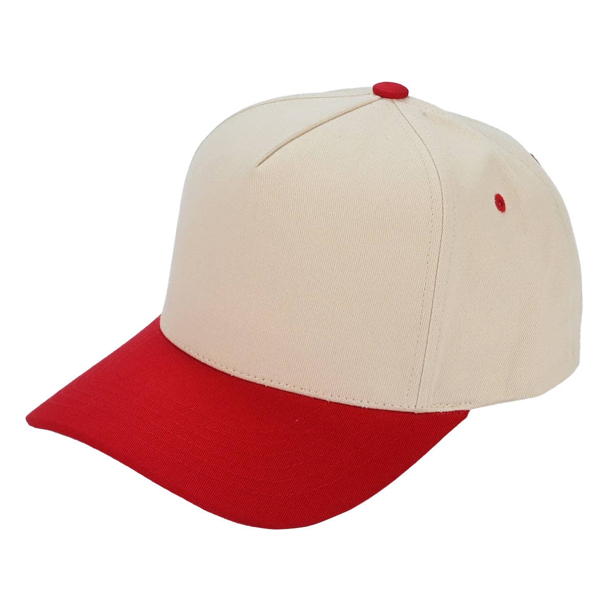 C.C Brand Two Tone Canvas Trucker Cap – Wholesale TCM0002: Brown/Pink