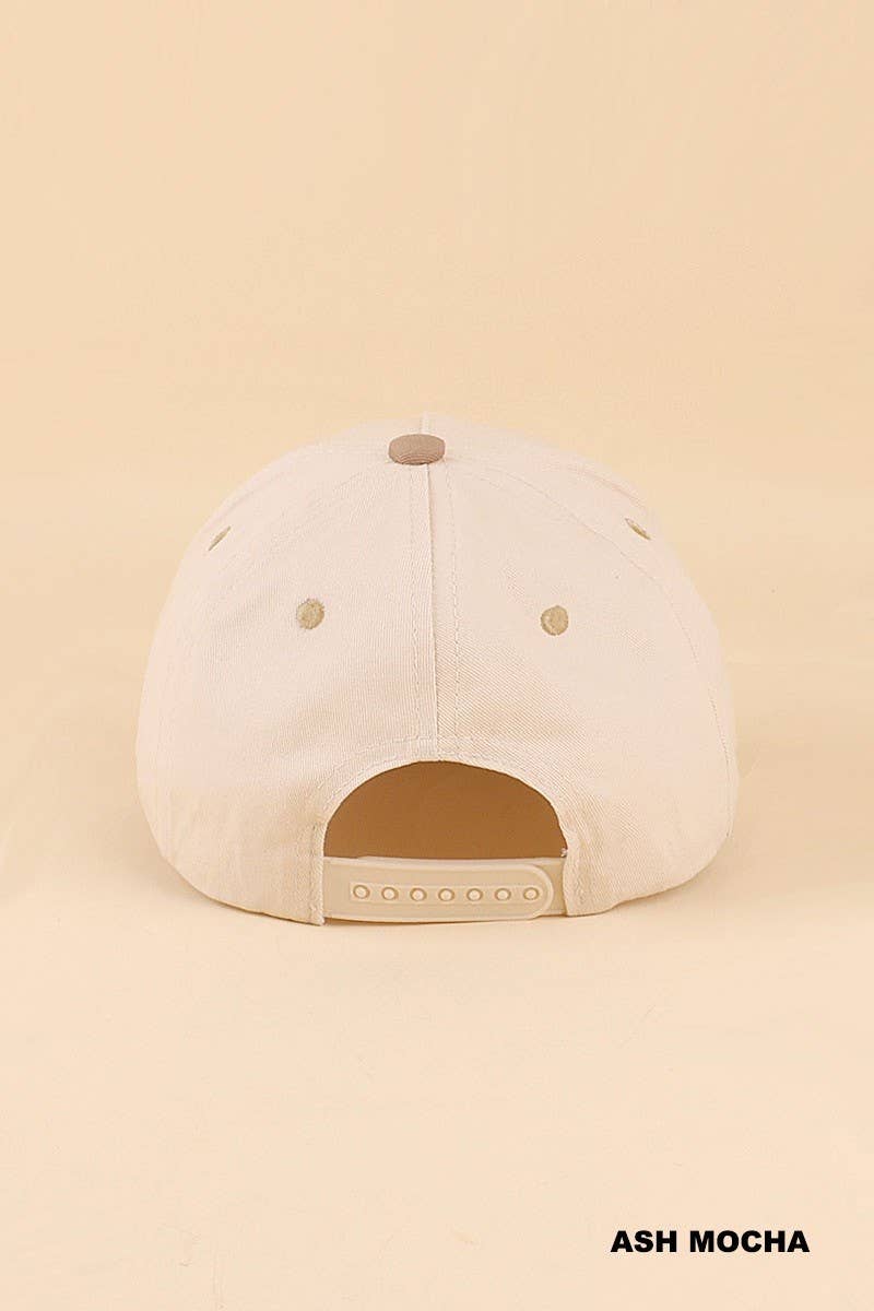 Cowgirl Two Tone Snapback Hat: COW / 1(ONE SIZE)