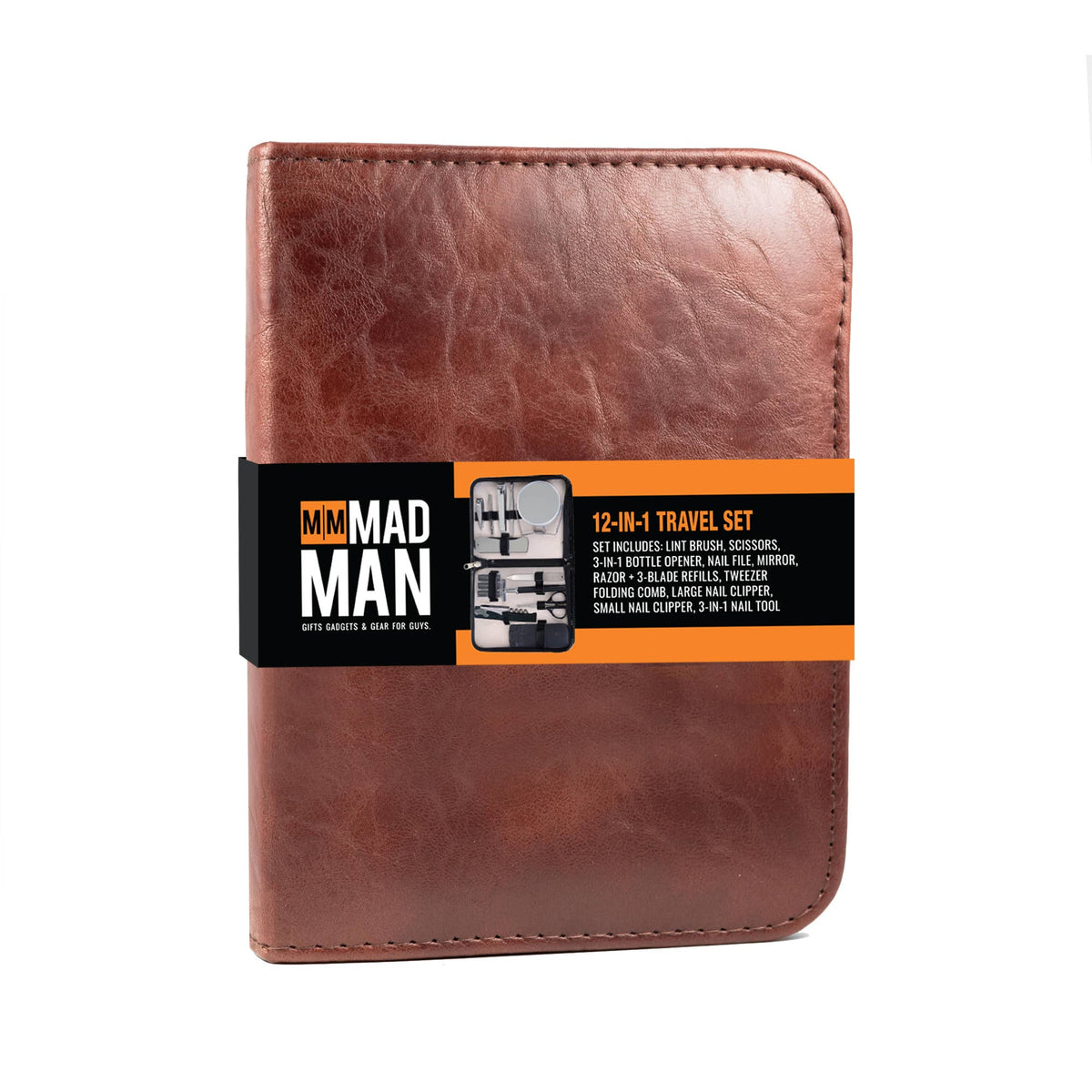 Mr. On the Move Grooming Kit | Men's Travel Toiletry Kit: Black