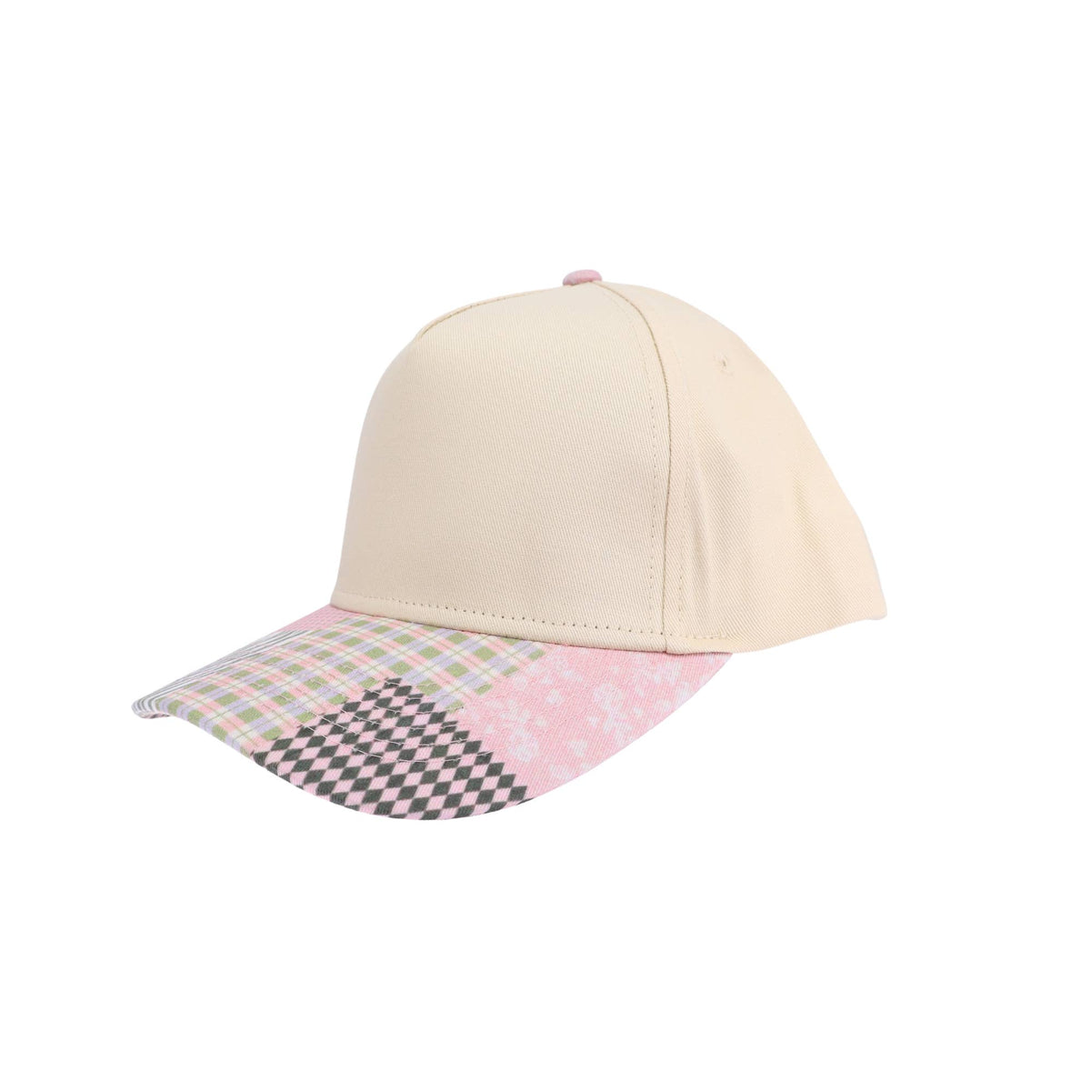 Pastel Multi Canvas Trucker Hat (Blank)
