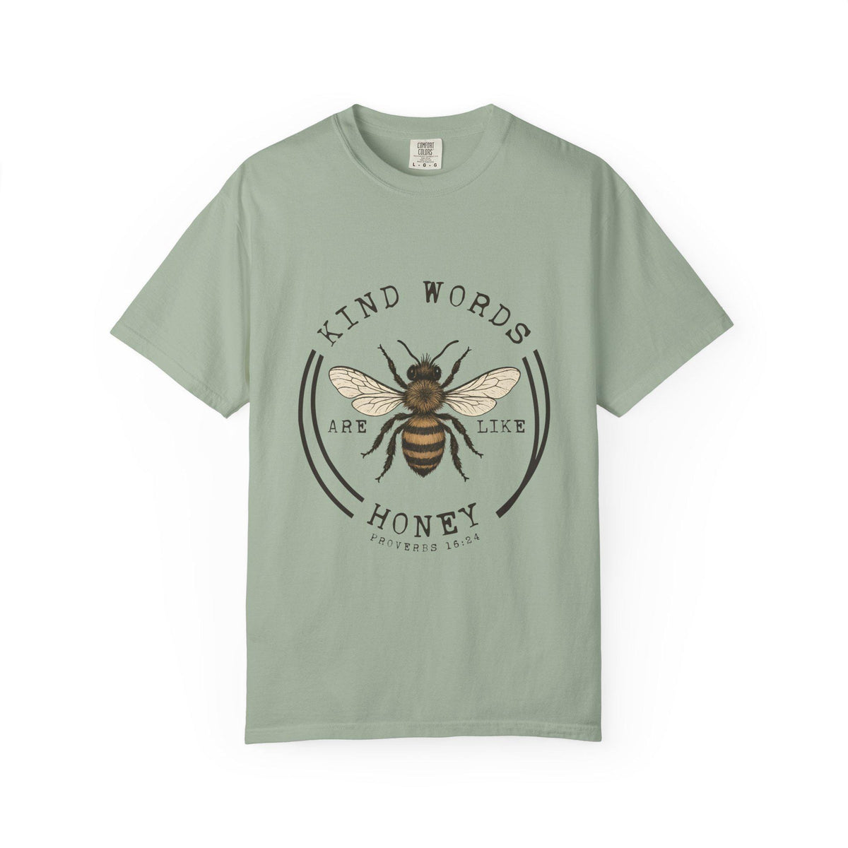 Kind Words Are Like Honey Bee T-Shirt | Bee Illustration, Inspirational Quote