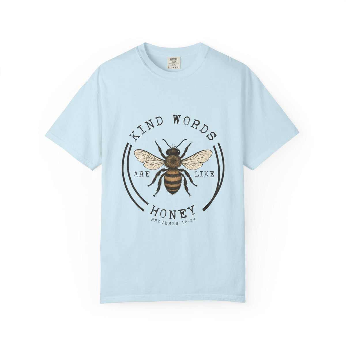 Kind Words Are Like Honey Bee T-Shirt | Bee Illustration, Inspirational Quote