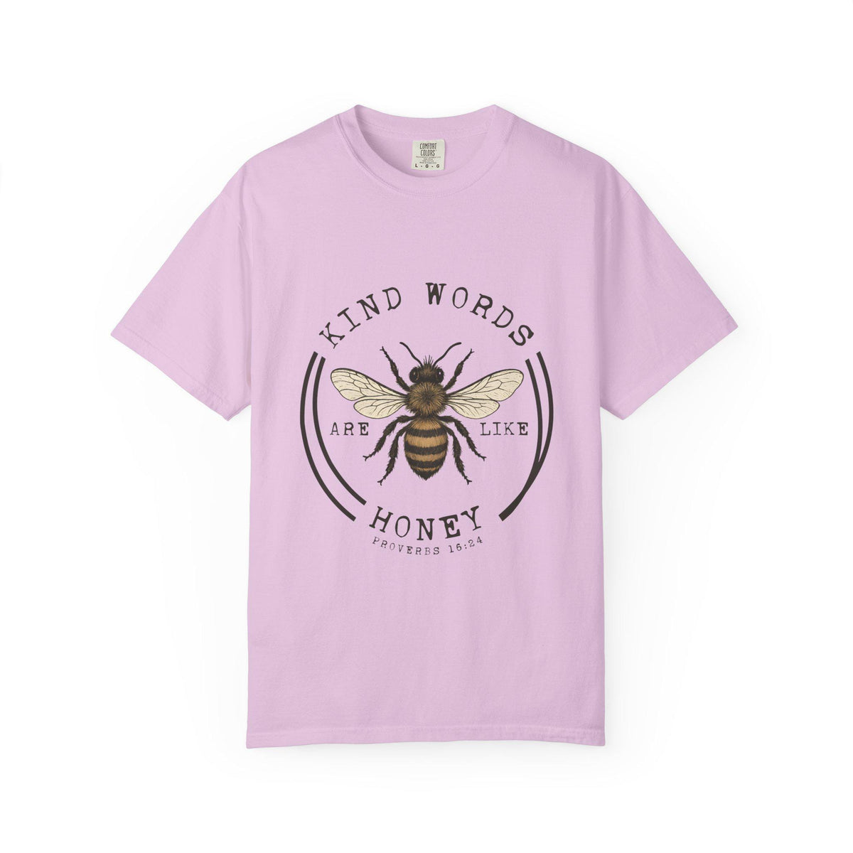 Kind Words Are Like Honey Bee T-Shirt | Bee Illustration, Inspirational Quote
