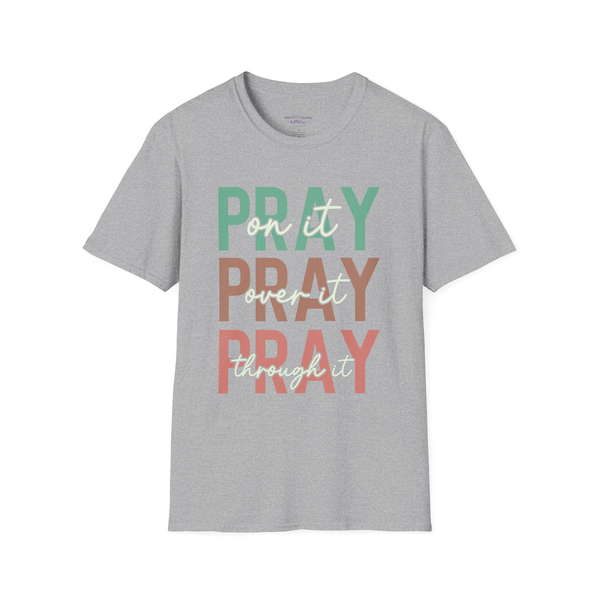 Inspirational Christian T-Shirt | Pray On It Graphic Tee