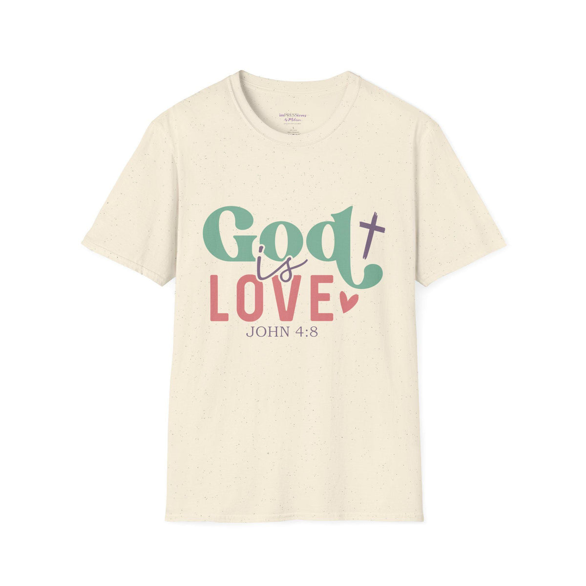 God is Love T-Shirt | John 4:8 Scripture Tee, Christian Faith Shirt