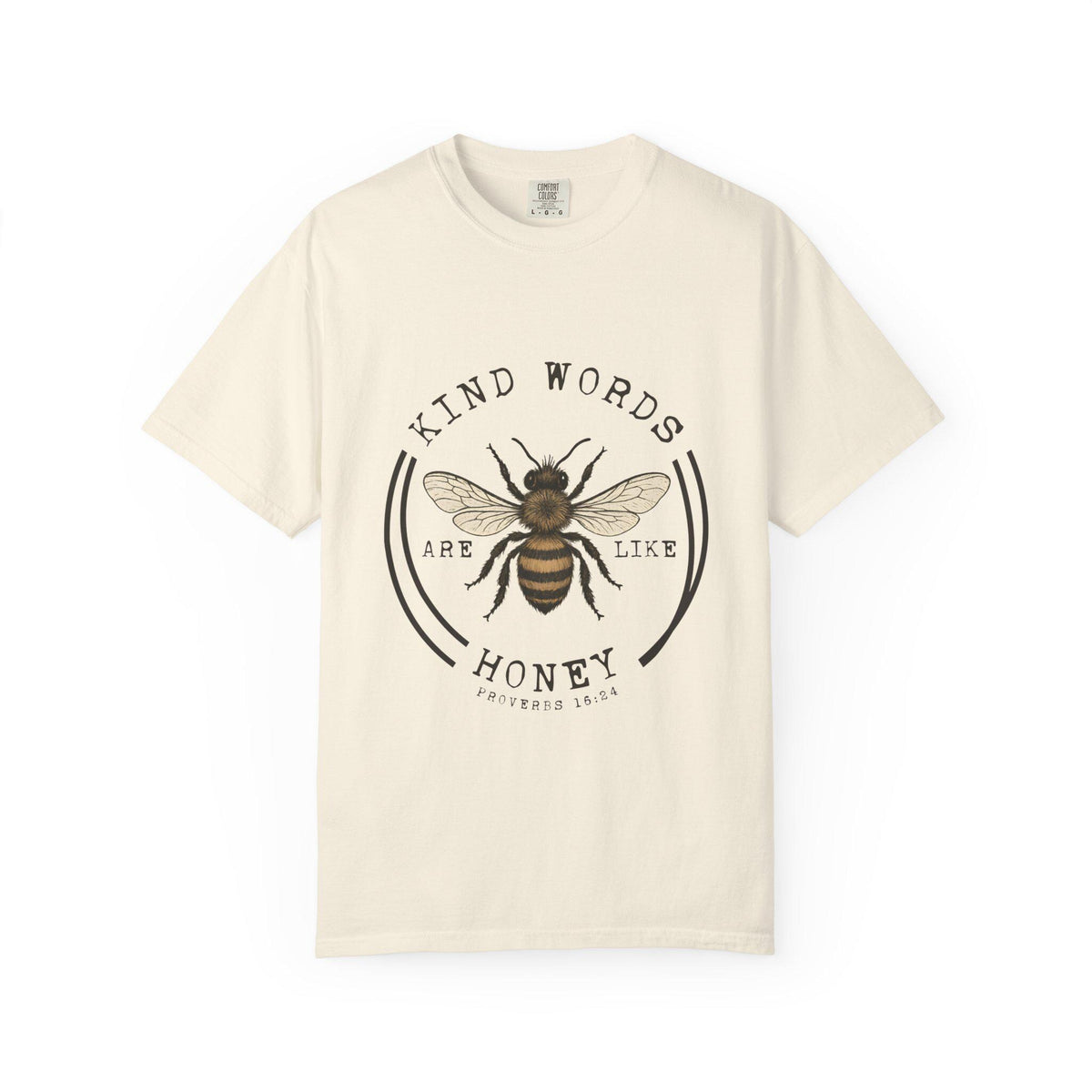 Kind Words Are Like Honey Bee T-Shirt | Bee Illustration, Inspirational Quote