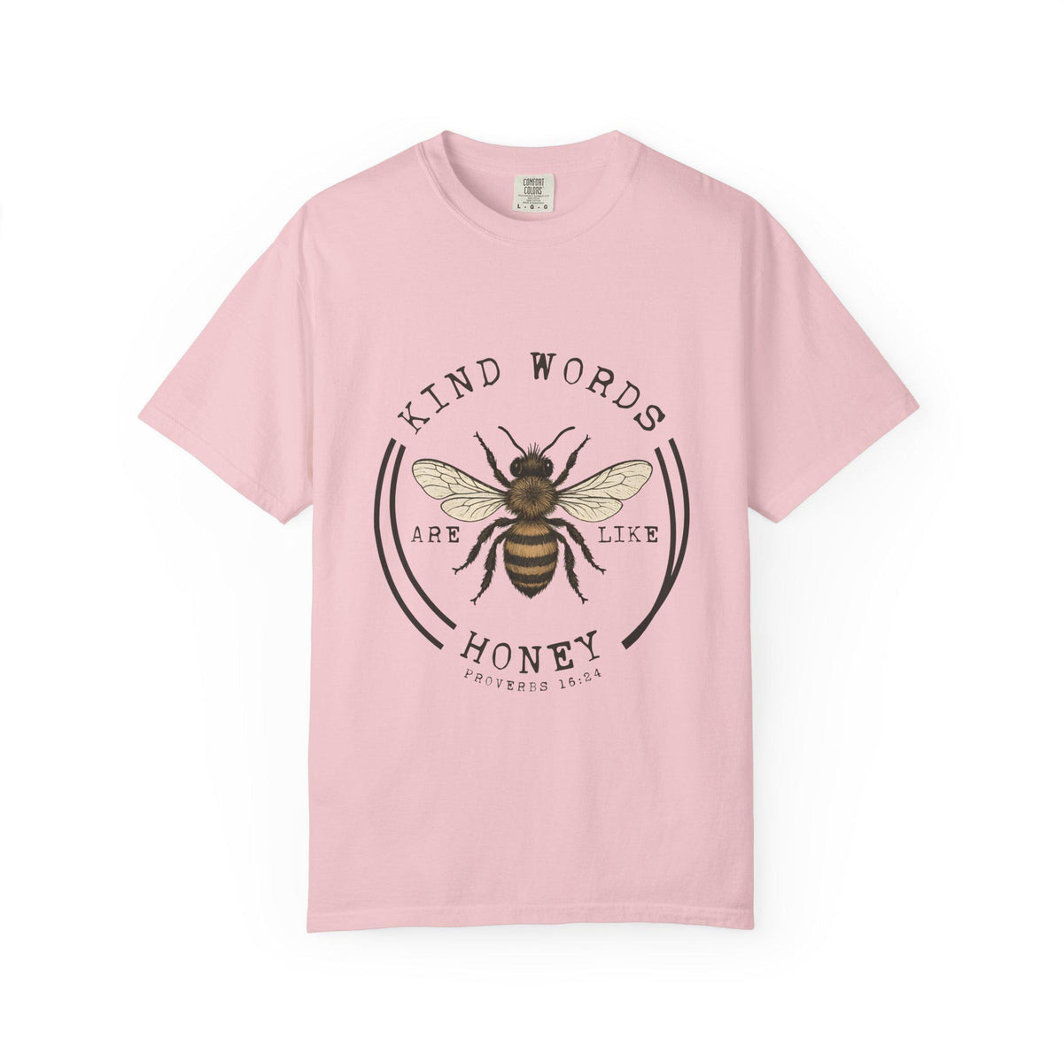 Kind Words Are Like Honey Bee T-Shirt | Bee Illustration, Inspirational Quote
