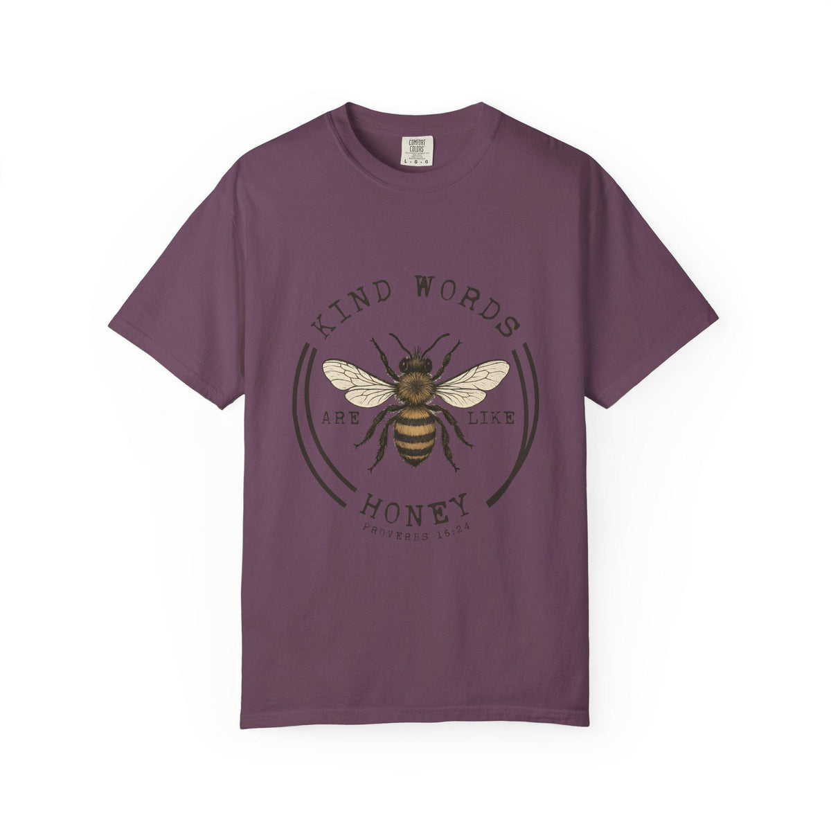 Kind Words Are Like Honey Bee T-Shirt | Bee Illustration, Inspirational Quote