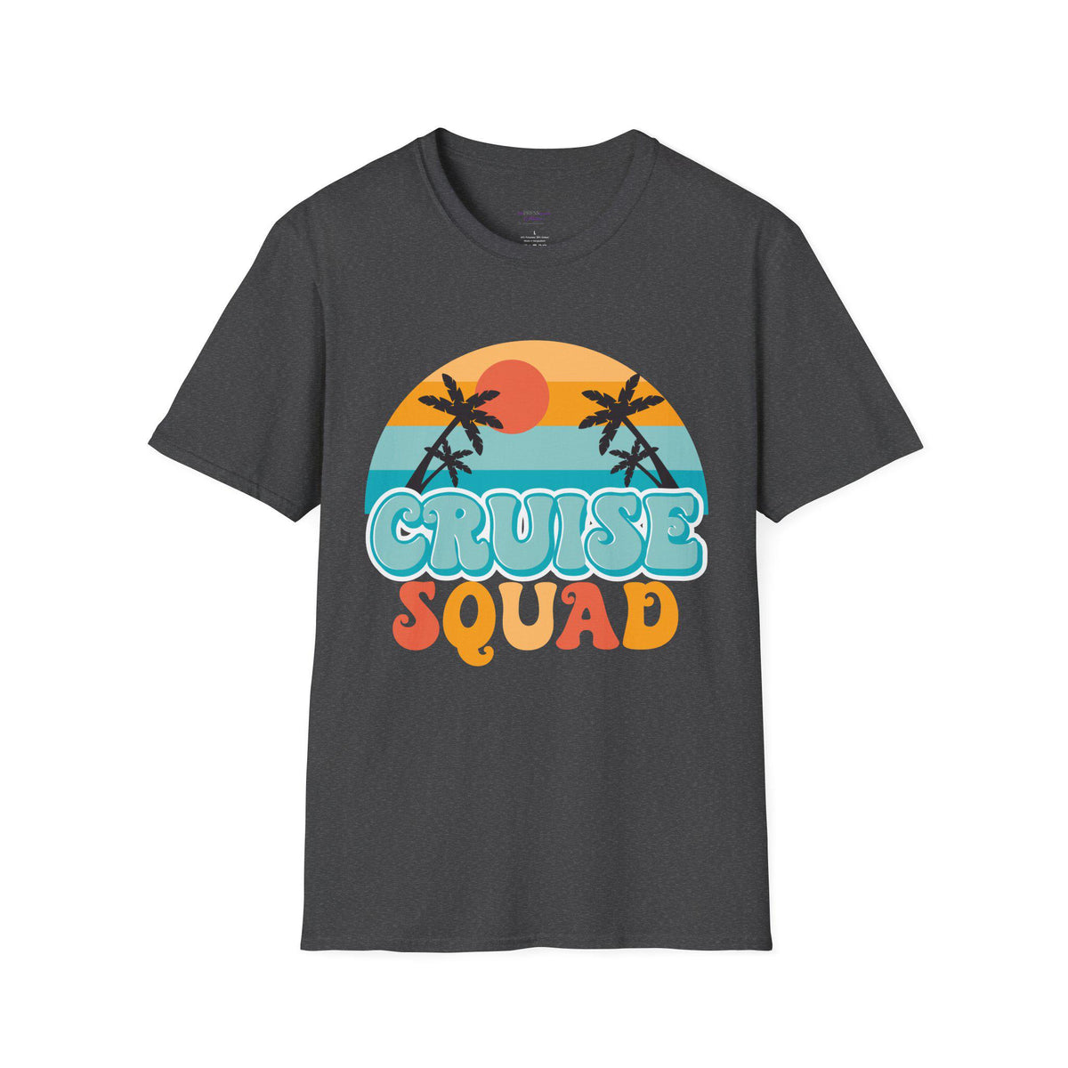 Cruise Squad T-Shirt | Retro Palm Sunset Beach Tee
