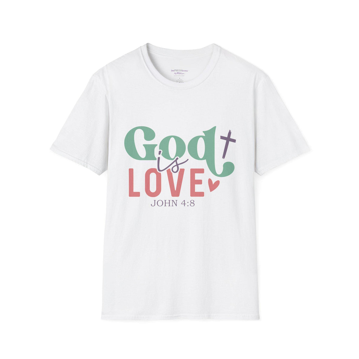 God is Love T-Shirt | John 4:8 Scripture Tee, Christian Faith Shirt