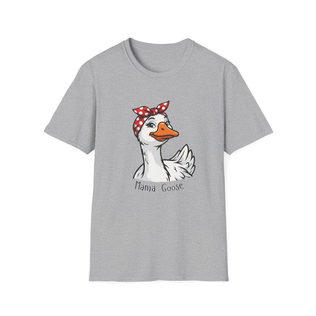 Mama Goose T-Shirt | Retro Bandana Goose Illustration Tee