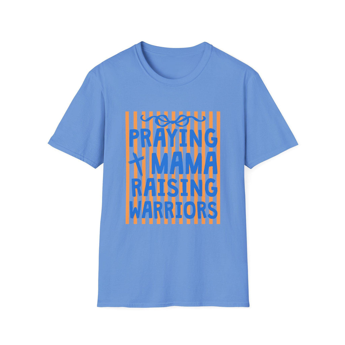 Praying Mama Raising Warriors T-Shirt | Christian Mom Faith Graphic