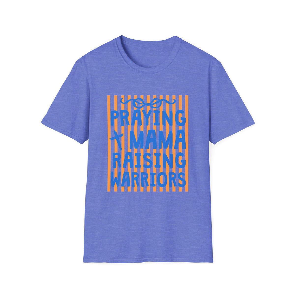 Praying Mama Raising Warriors T-Shirt | Christian Mom Faith Graphic
