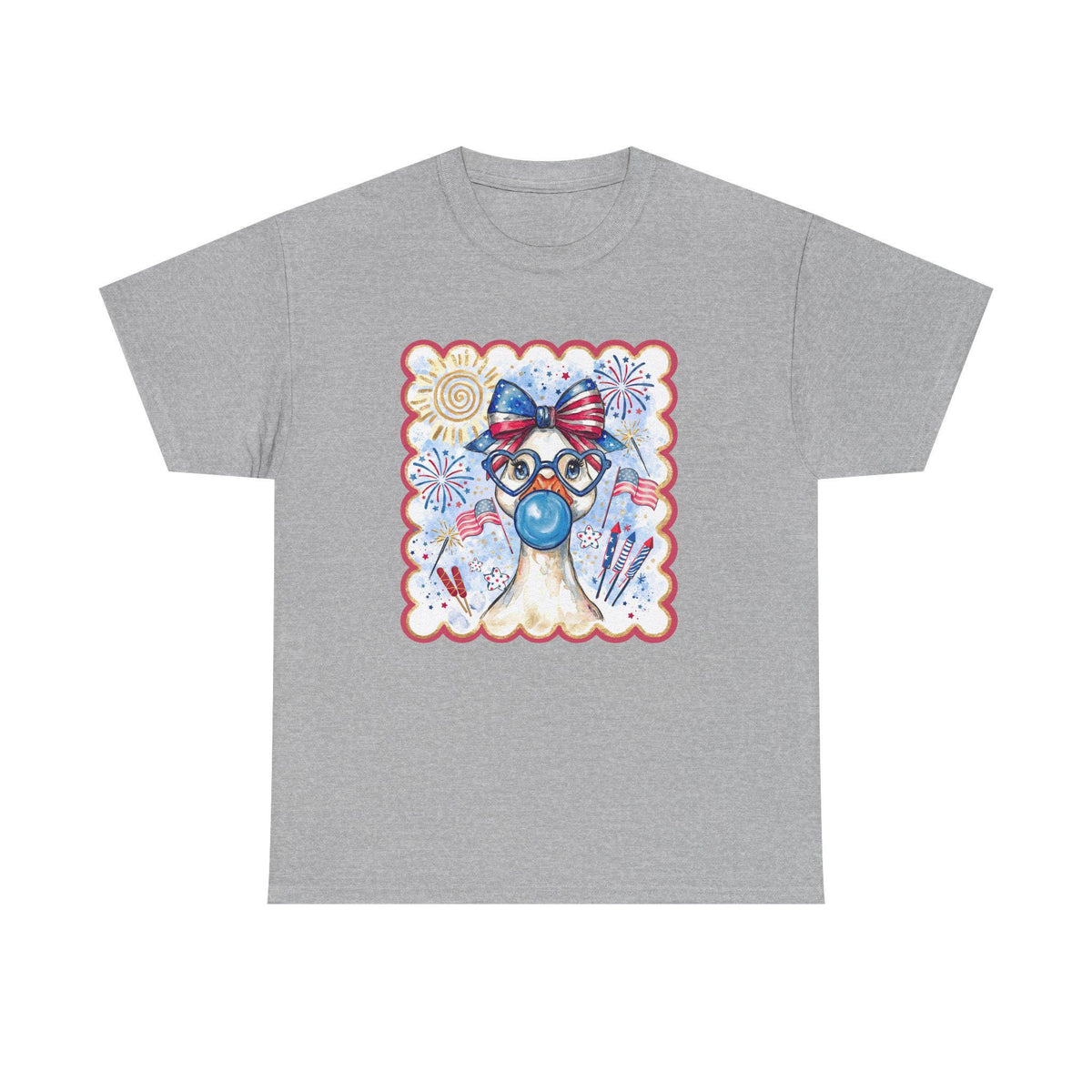 Patriotic Llama with Sunglasses Tee | 4th of July, Americana