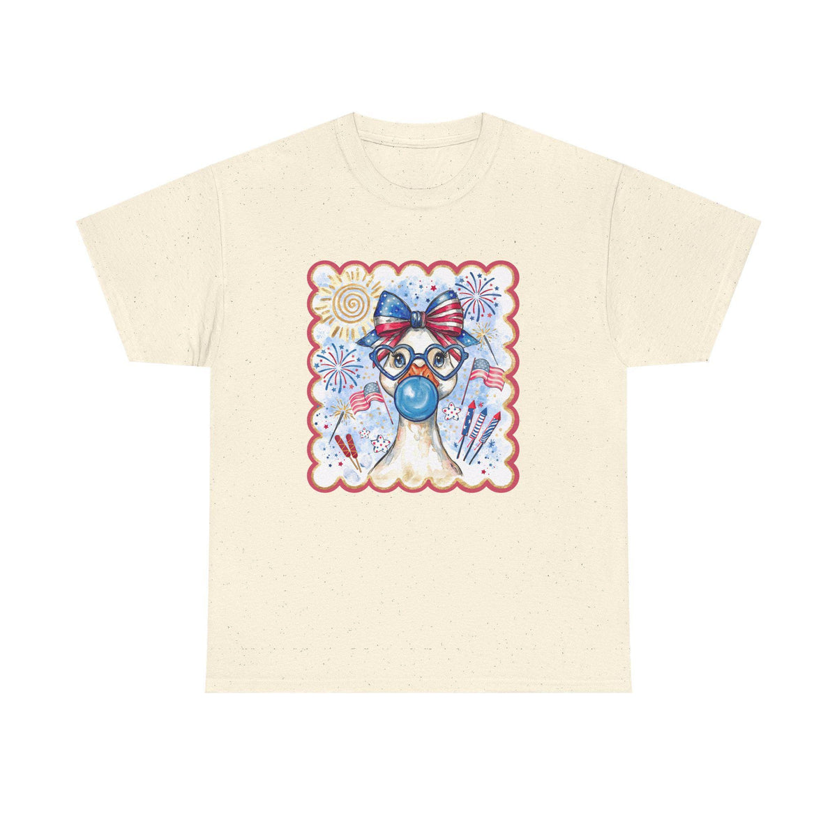 Patriotic Llama with Sunglasses Tee | 4th of July, Americana