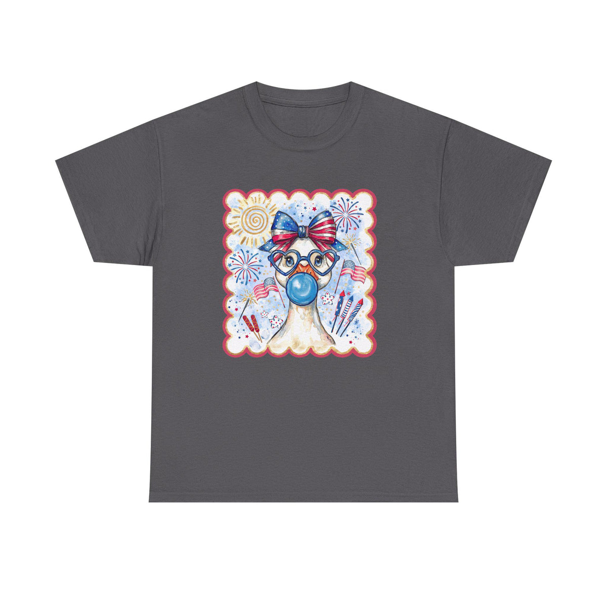 Patriotic Llama with Sunglasses Tee | 4th of July, Americana