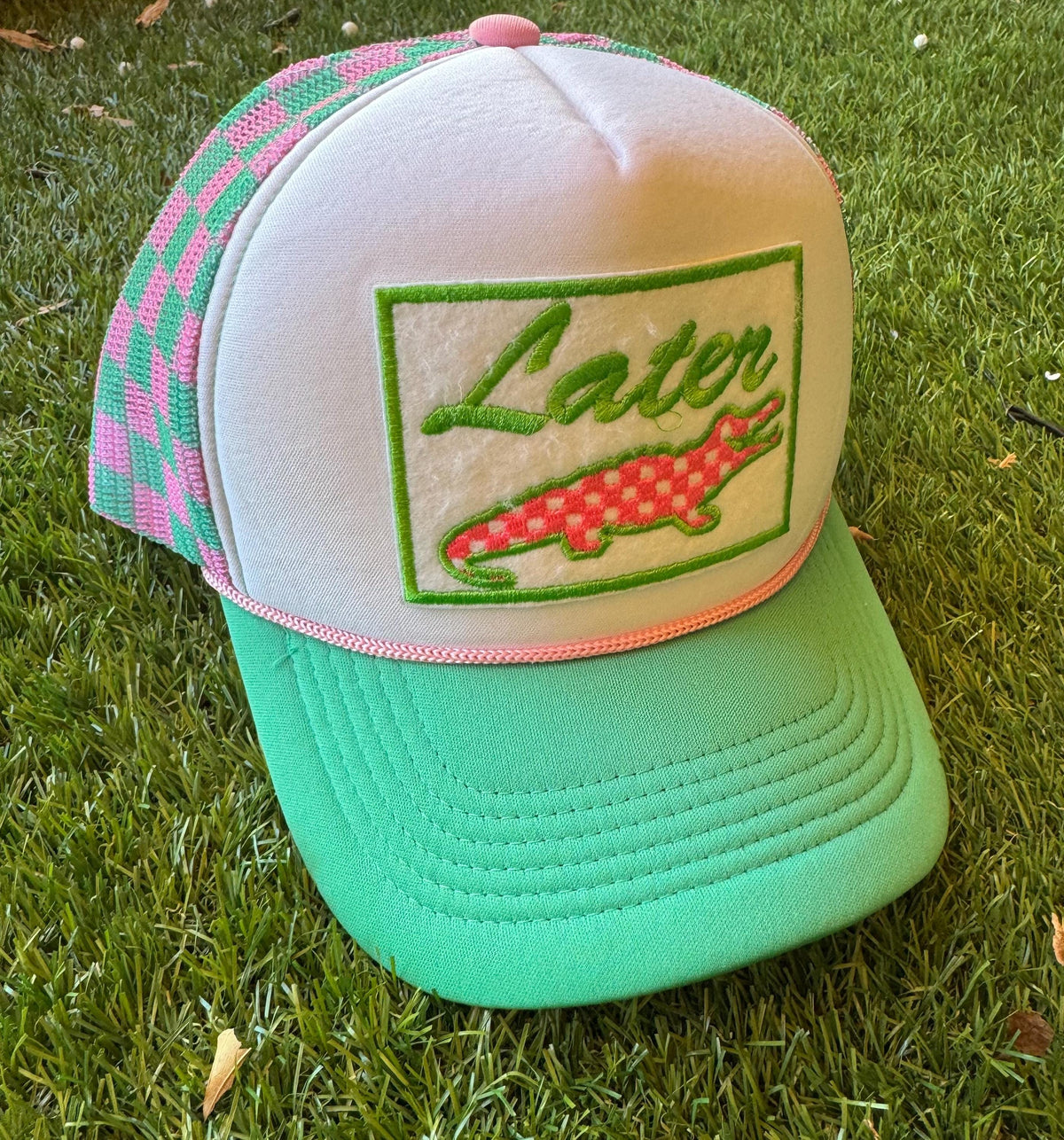 Later Gator custom trucker hat