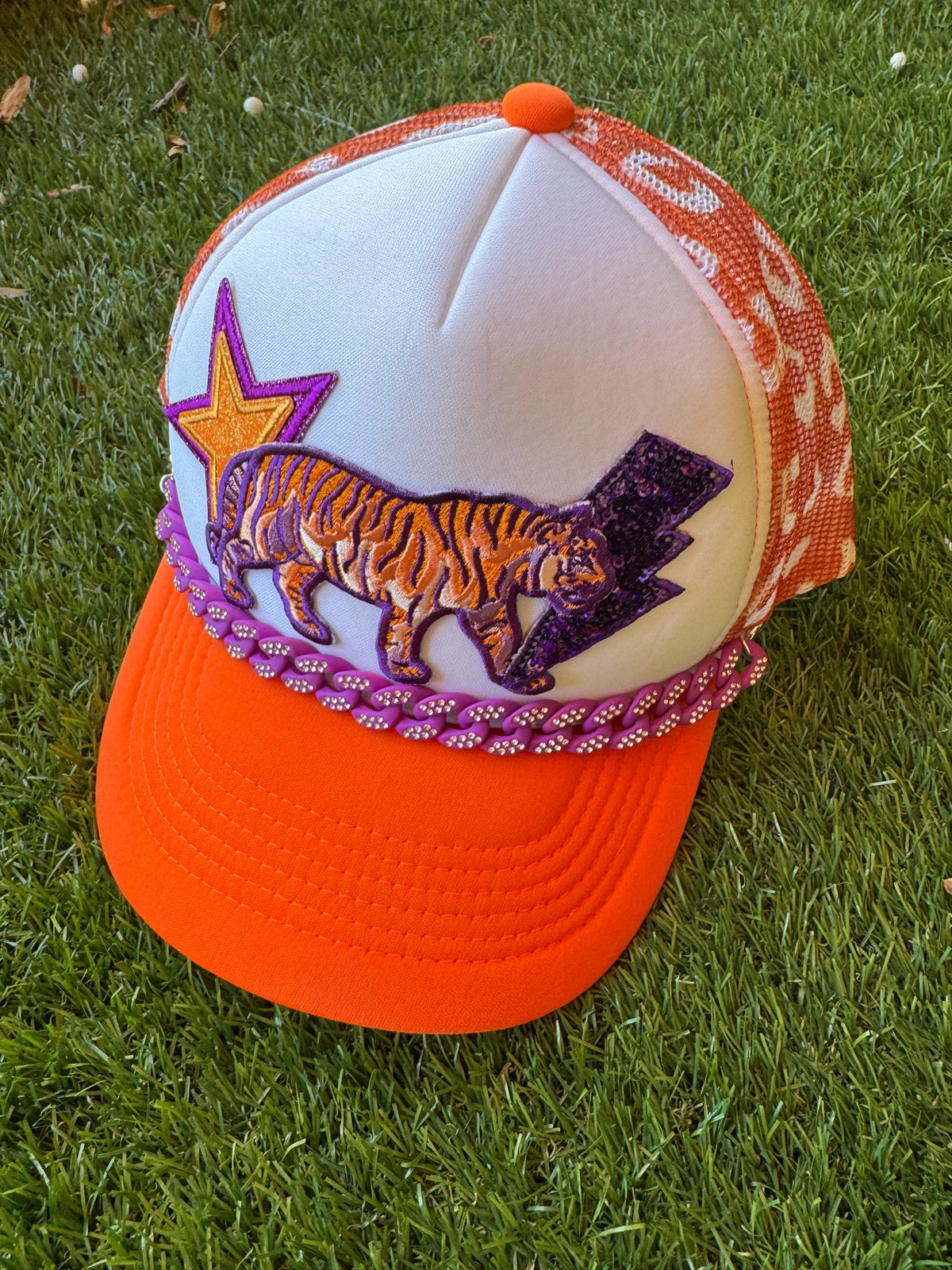 Clemson Tiger trucker hat