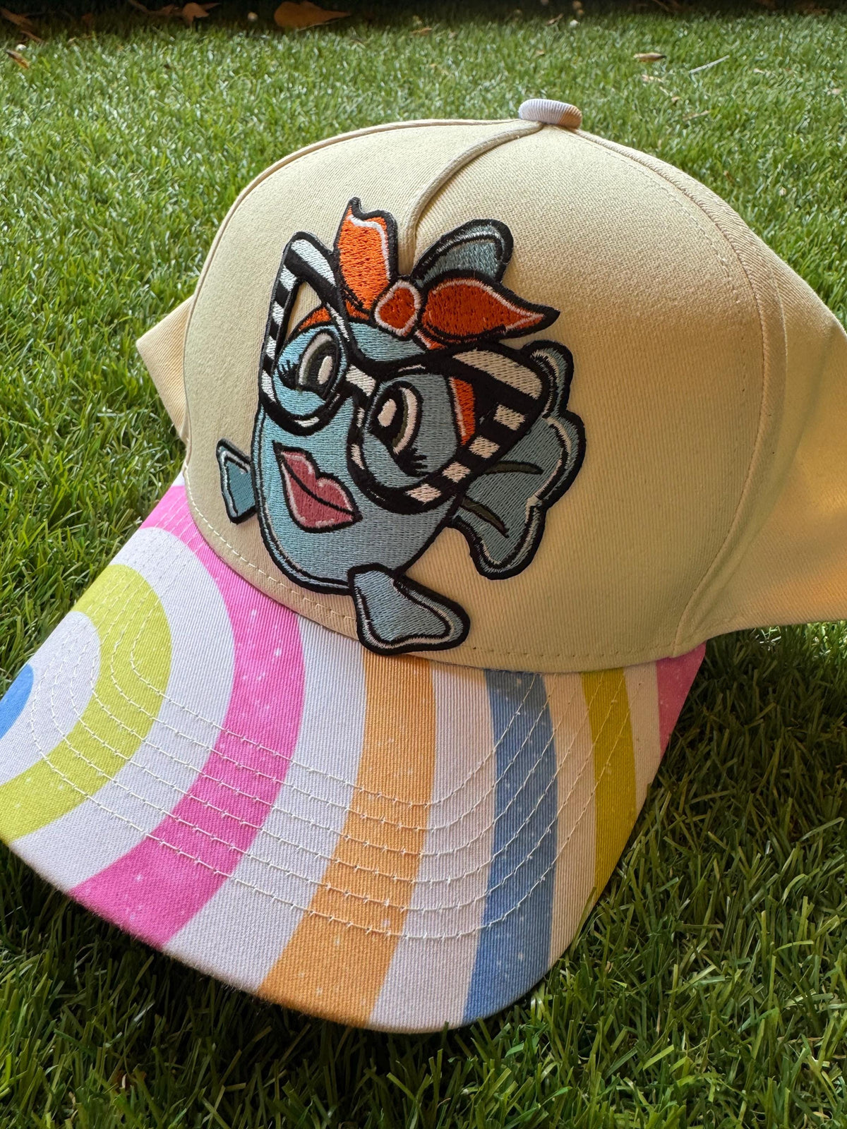 My new favorite fish for summer on canvas hat